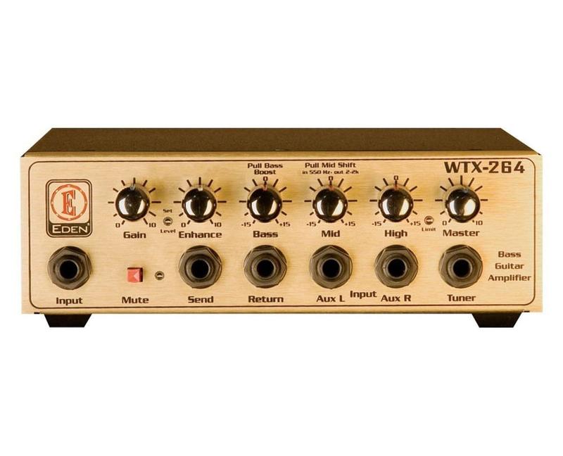 Mini Cabeçote para Contrabaixo Eden WTX264-B Amplificador 4 Ohms